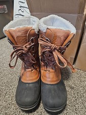 Girls Winter Boots DSG 3M Thinsulate Brown & Black Size 5