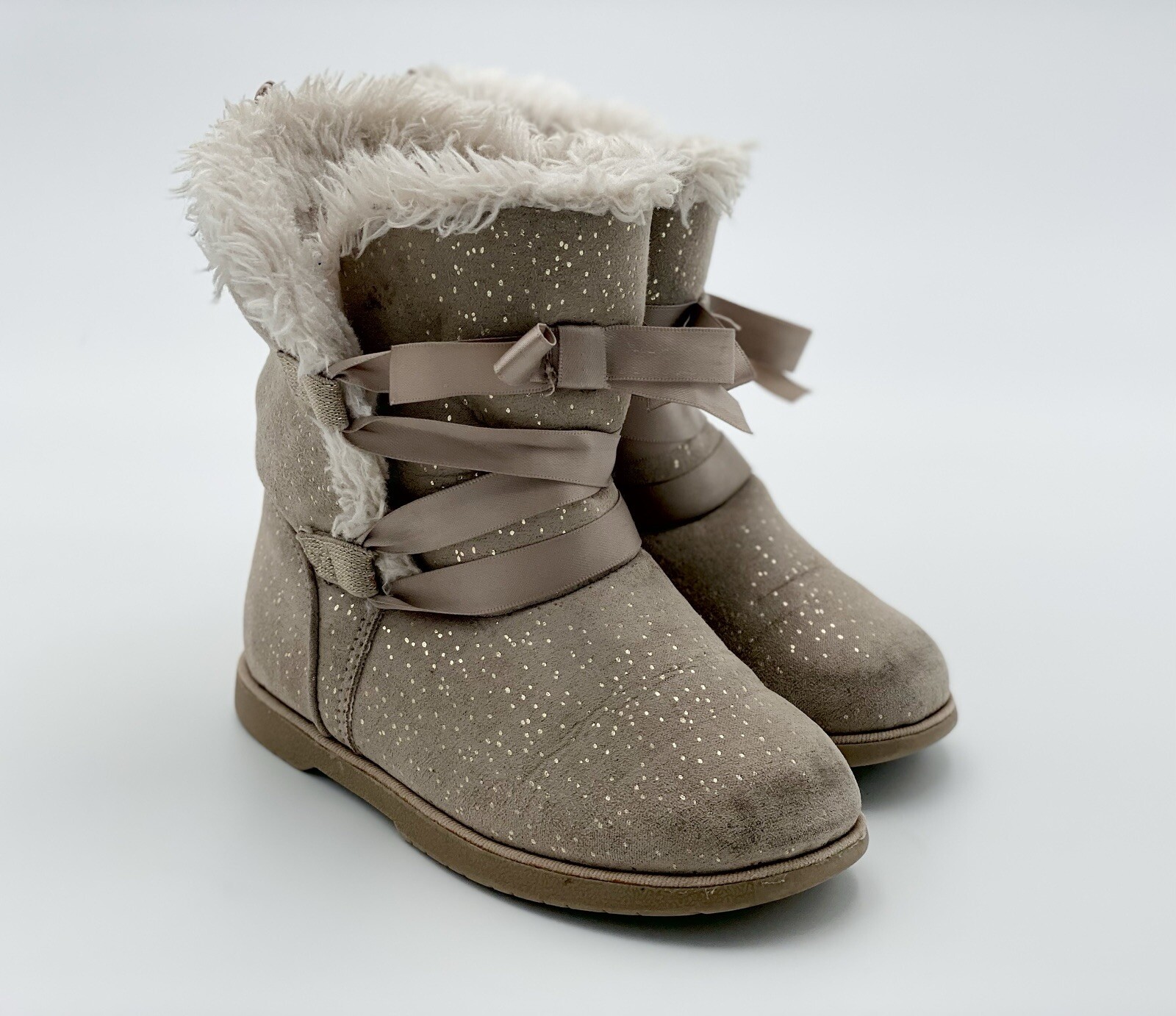 Koala Kids Faux Fur Girls Winter Boots Size 9 Toddlers
