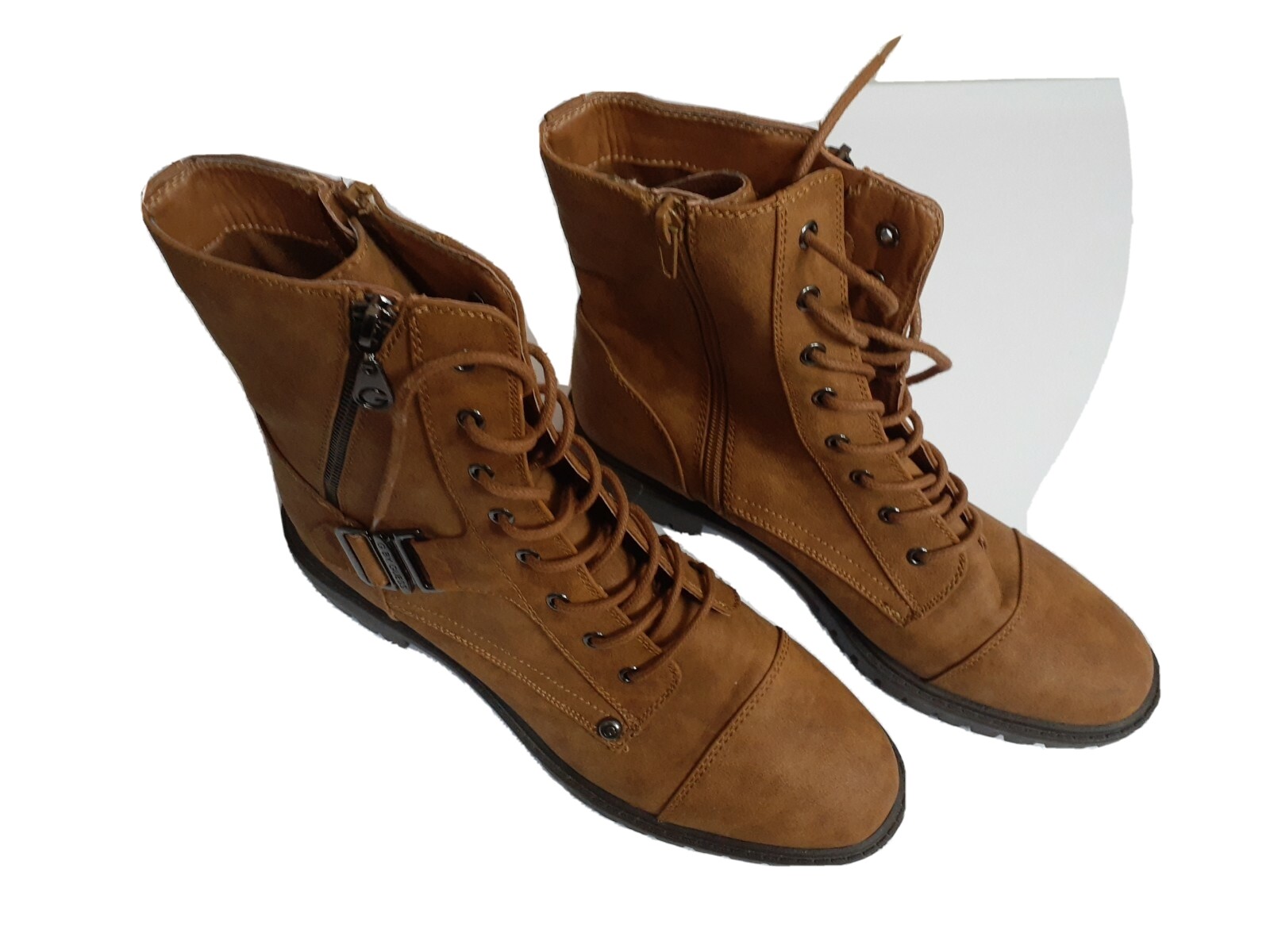 Guess G women Boots, size 10, leather, brown, b1