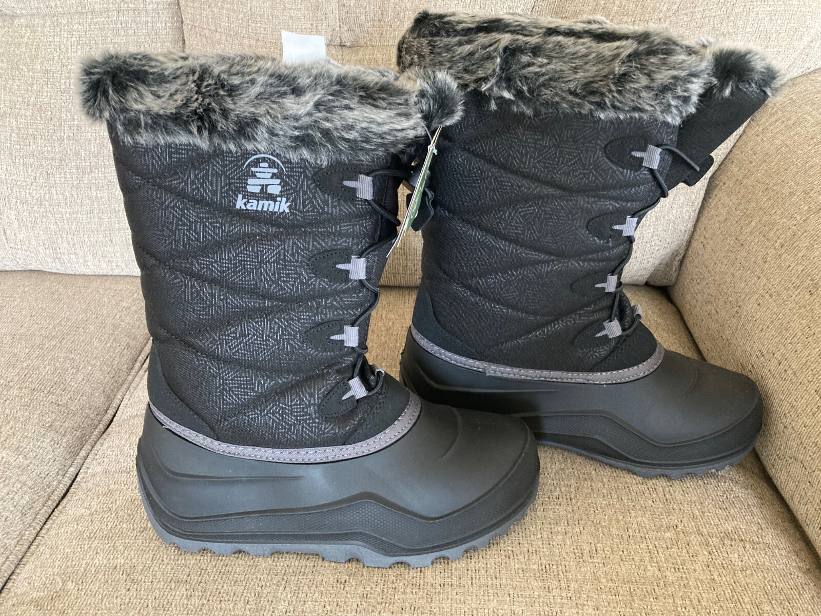 KAMIK Snowgypsy 4 girls winter boot black SIZE 6 – NF8998-BLK NEW IN BOX $10 SHP