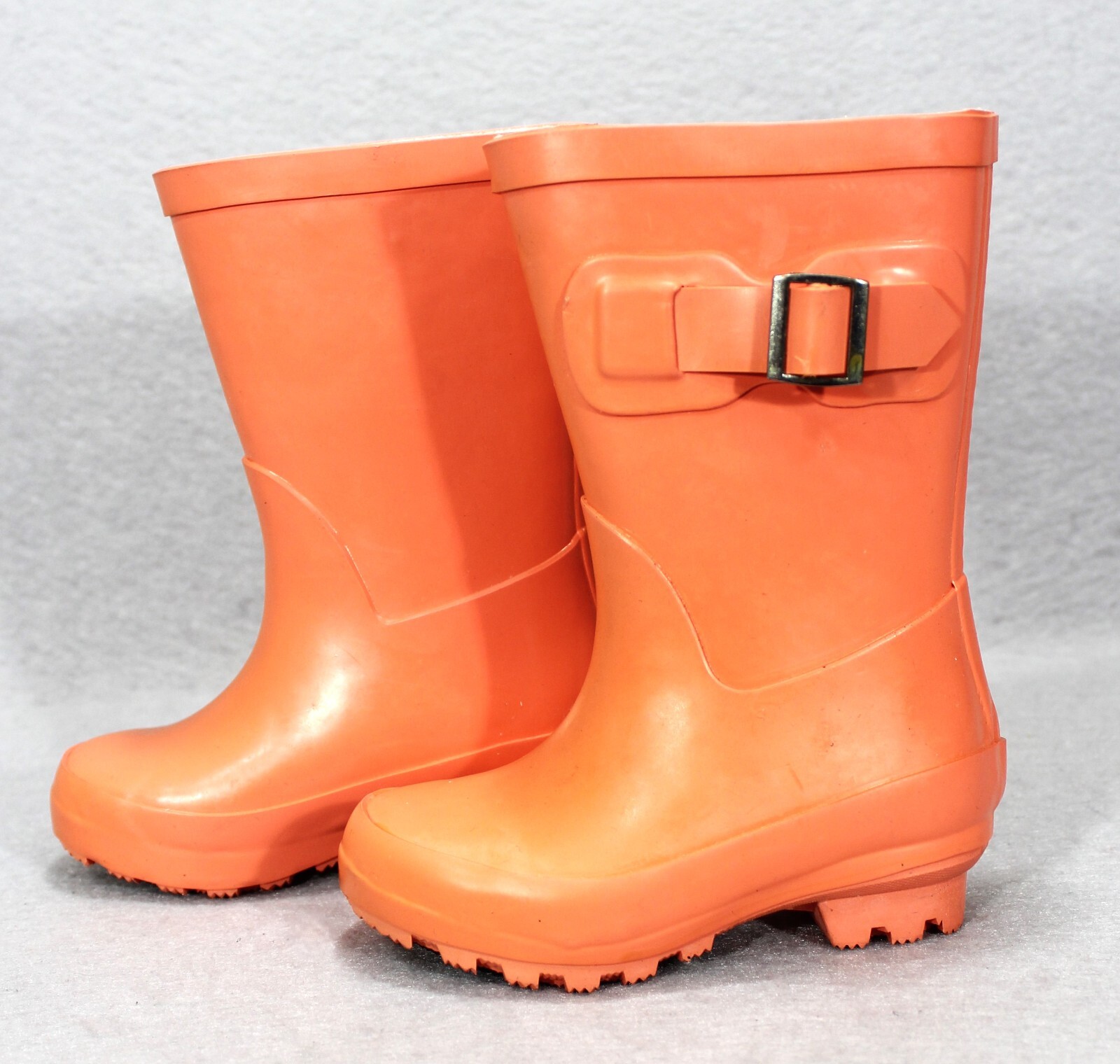 Rainboots Girls Bright Orange/Peach US Size 5/6