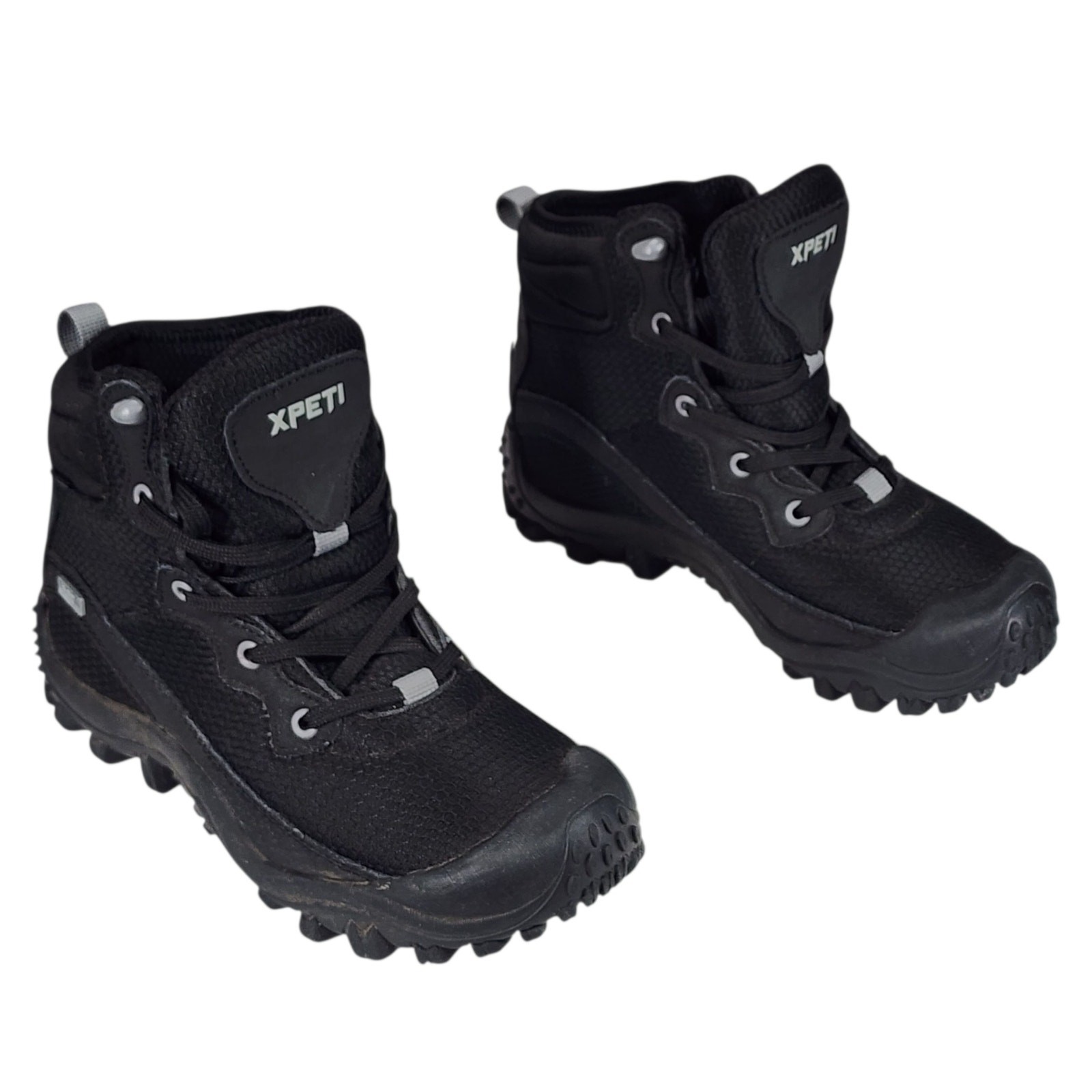 Xpeti Hiking Boots sz 7 Women Dimo Black 6″ Breathable Waterproof Climbing Camp