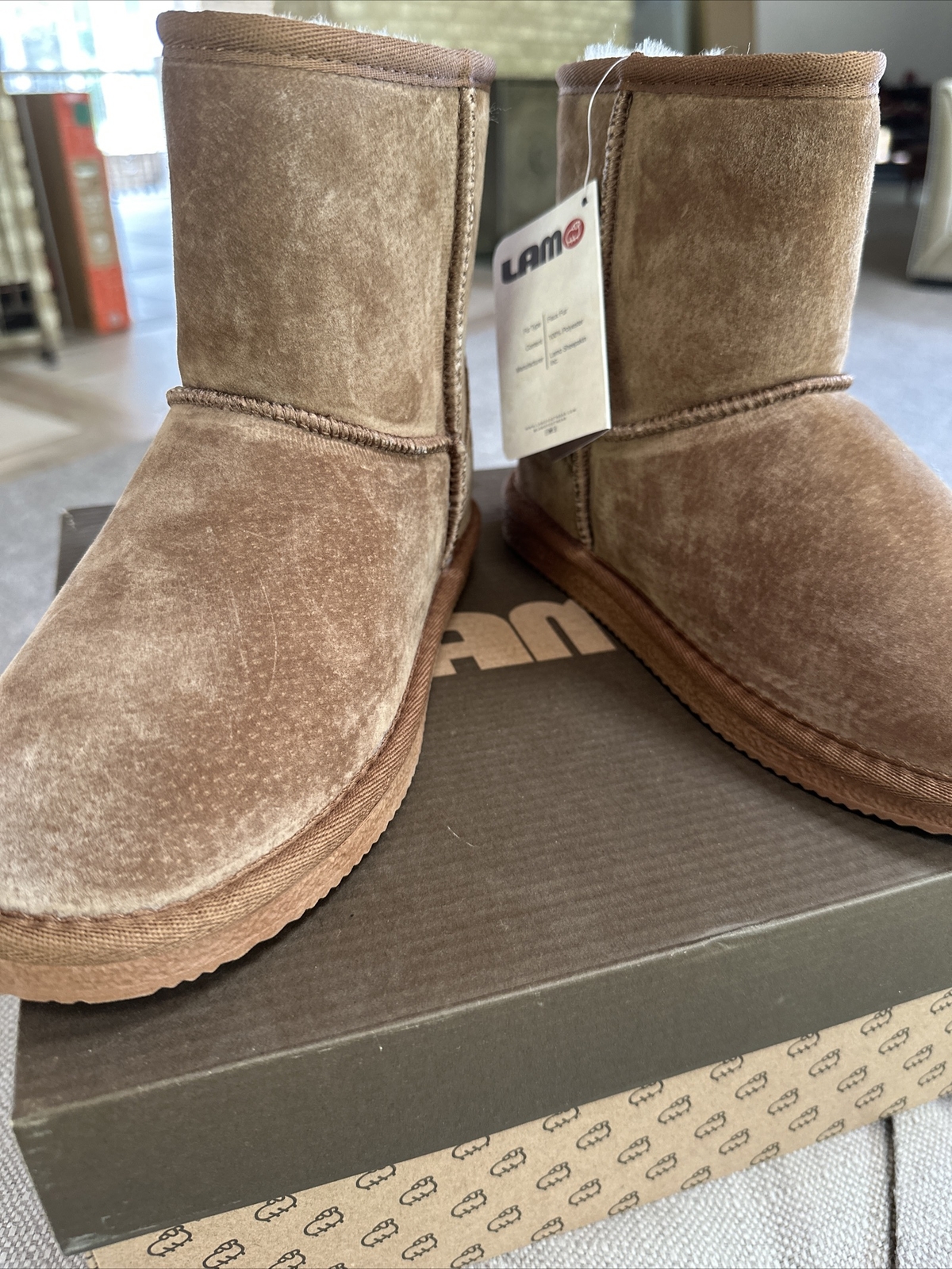 LAM Chestnut Girls boots Size 5- Brand New