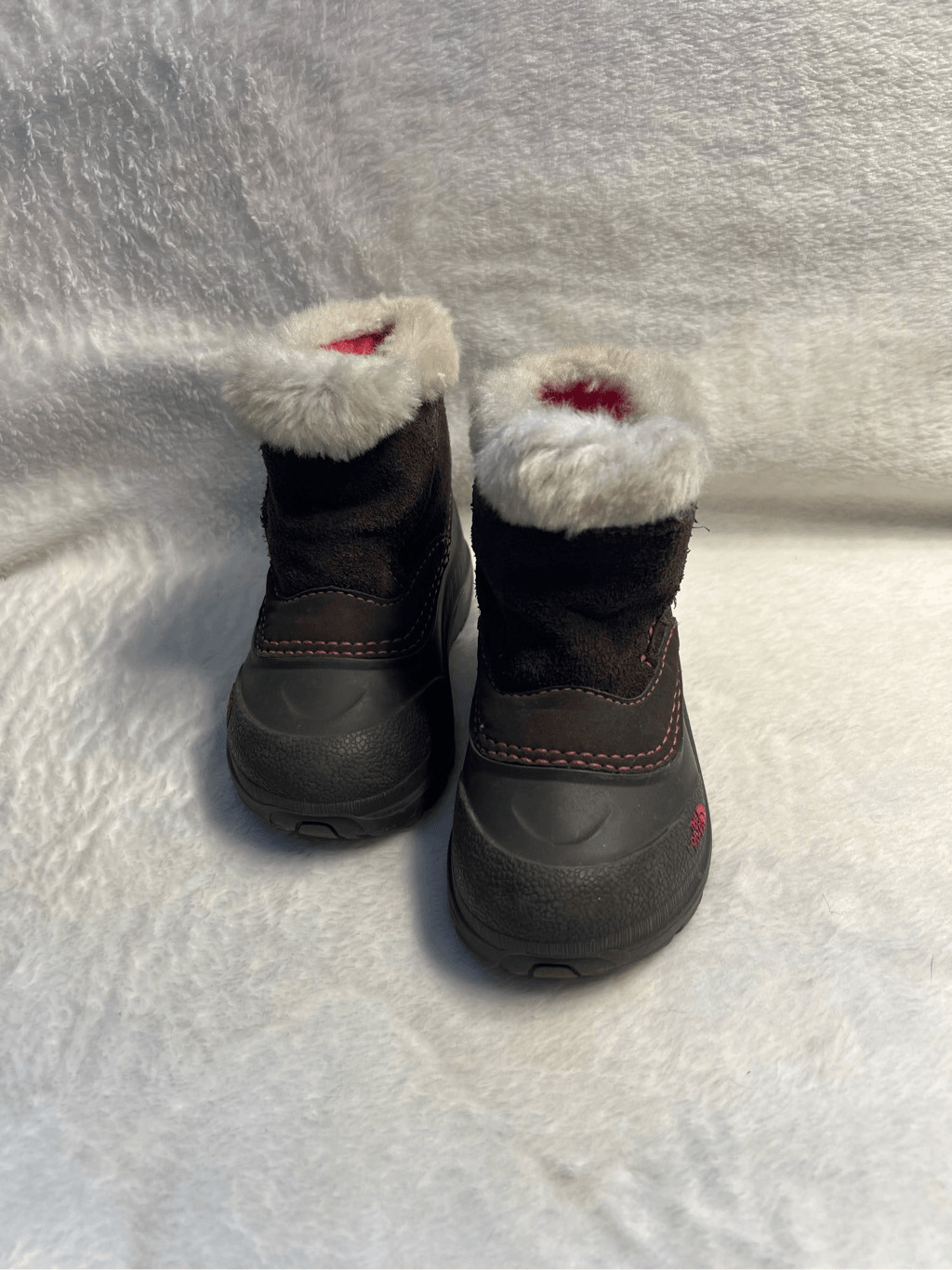 The North Face Brown & Pink Toddler Boots Size 6 Little Girls Winter Boots