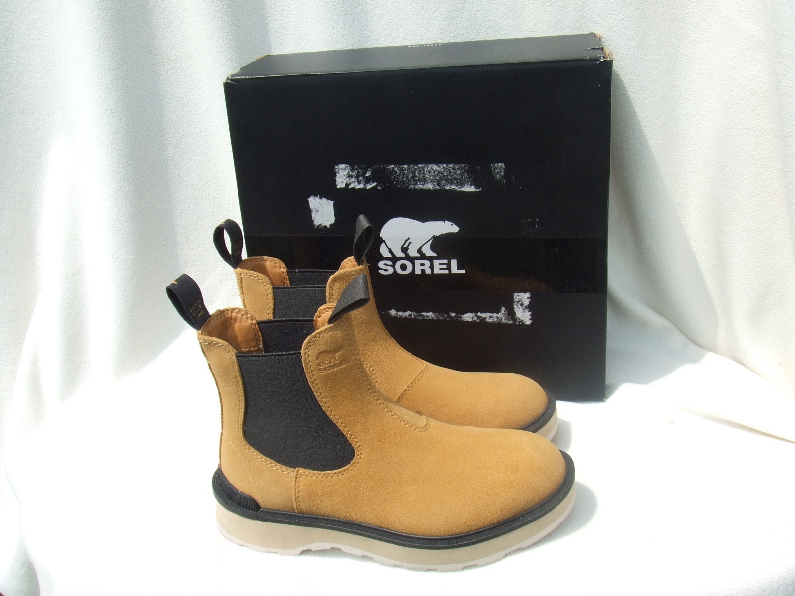 SOREL Hi-Line Chelsea Leather Women Boots Size 7.5