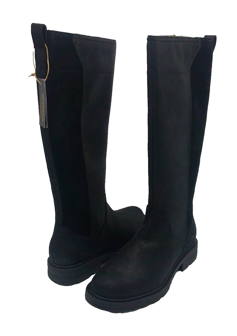 TEVA ROWENA WOMEN TALL BOOTS WATERPROOF LEATHER BLACK US 8 /UK 6 /EU 39