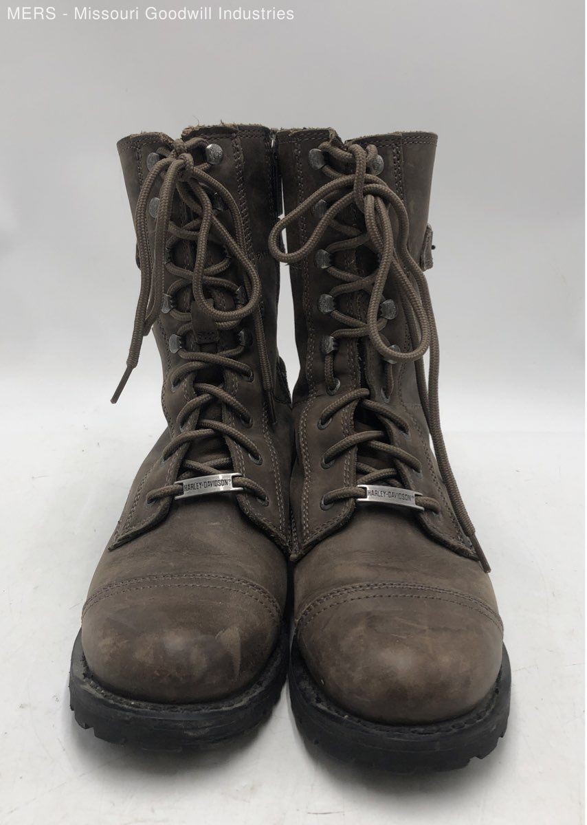 Harley Davidson Women Gray Balsa Riding Boots – US 11