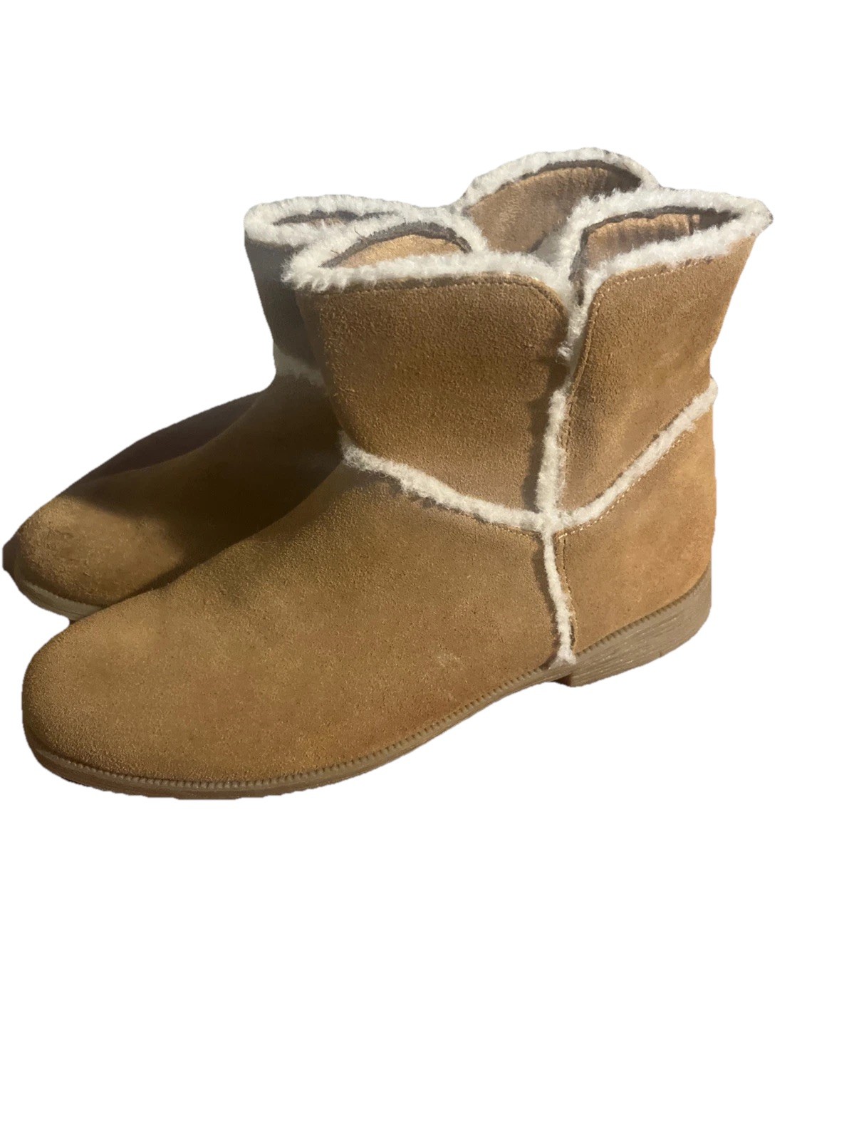 Girls Gently Used UGG Brown Suede Size 5 Boots