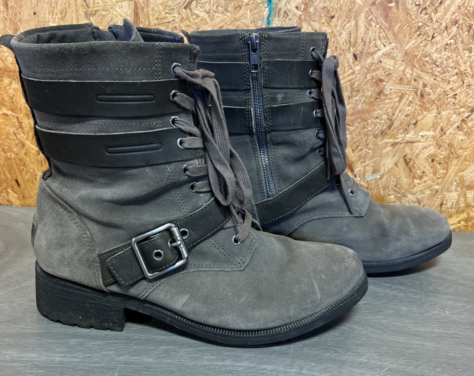 UGG ZIA WATERPROOF WOMEN BOOTS LEATHER SLATE US 10 /UK 8 /EU 41