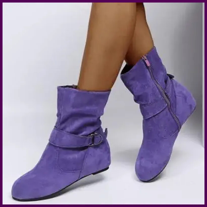 2025 Winter Shoes Women Boots Casual Lightweight Ankle Boots Plus Size