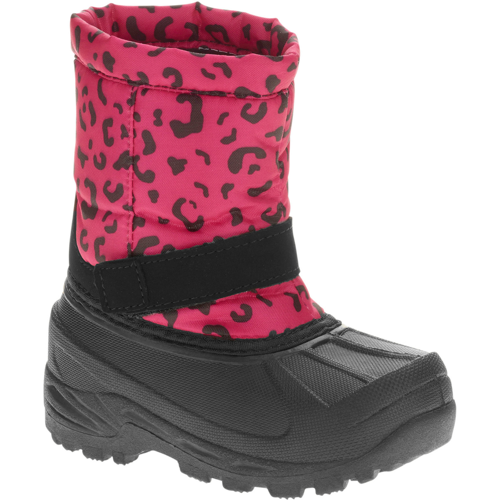 Toddler Girl’s Classic Hot Pink/Black Animal Print Winter Boots Size 5, 7, 9