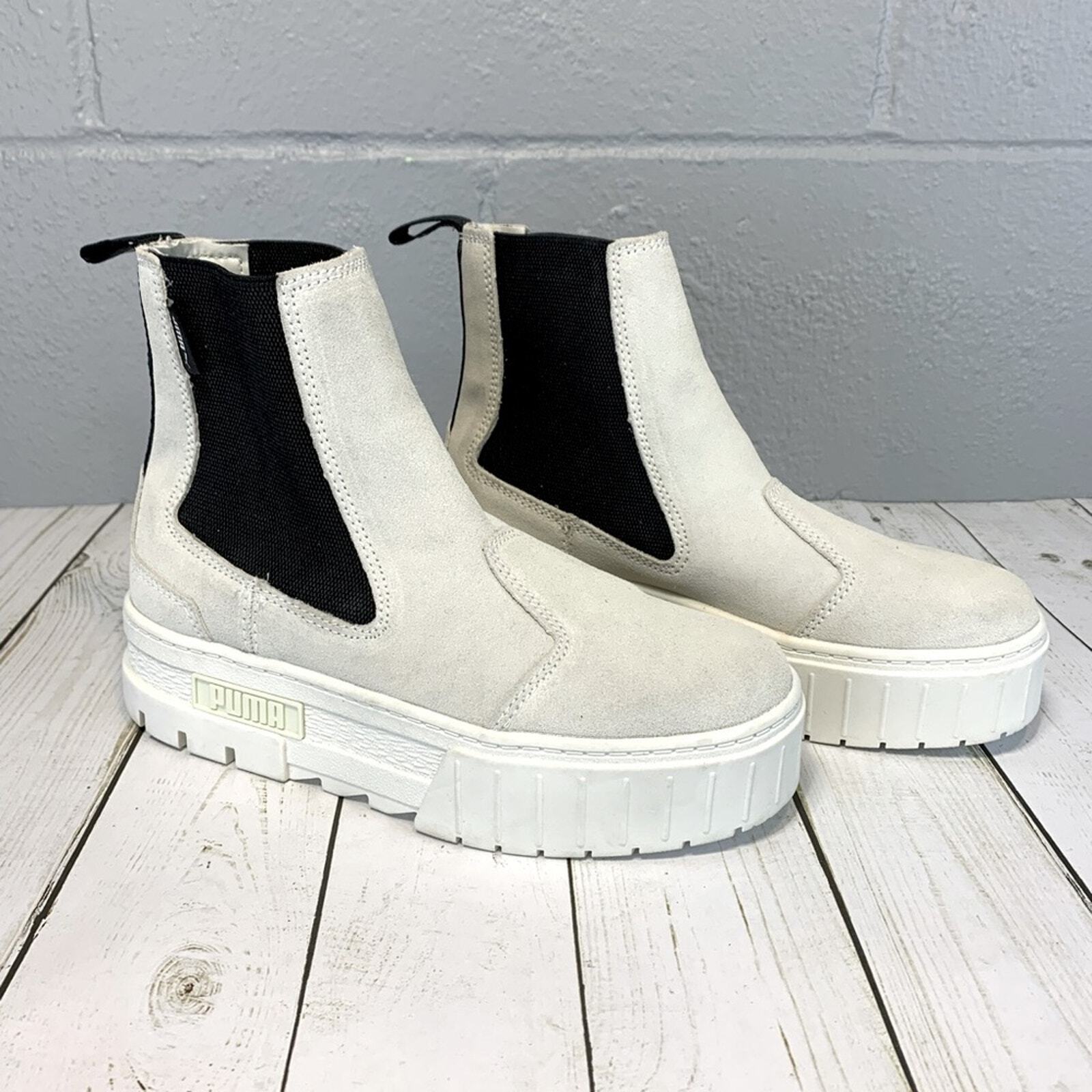 PUMA Mayze Chelsea Suede Women Boots Size 6.5