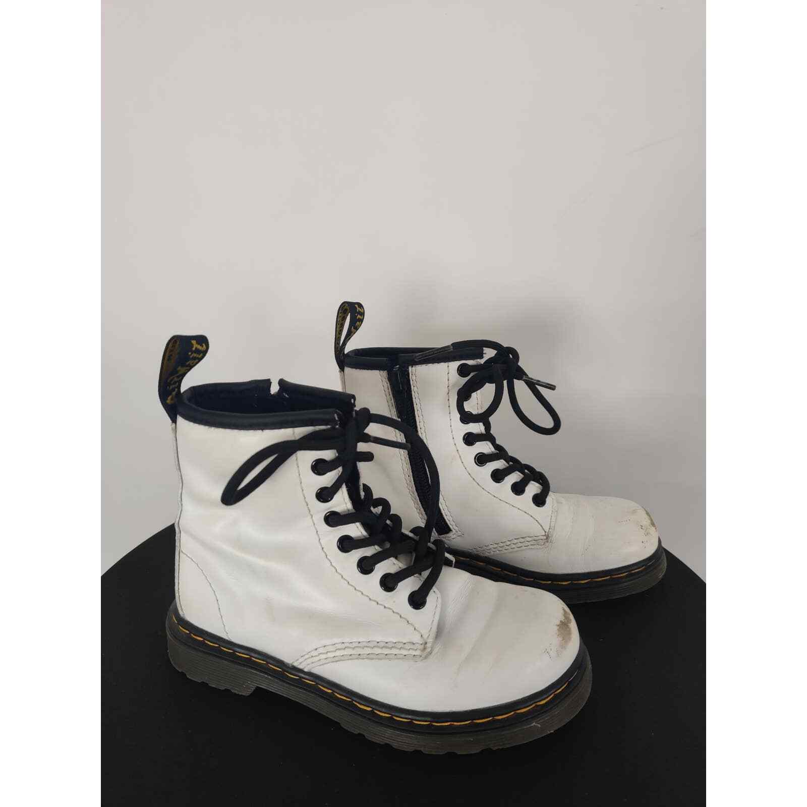 (V) Dr. Martens kids girls boots Air waist shoes casual rare NJ004 hiking sz 11
