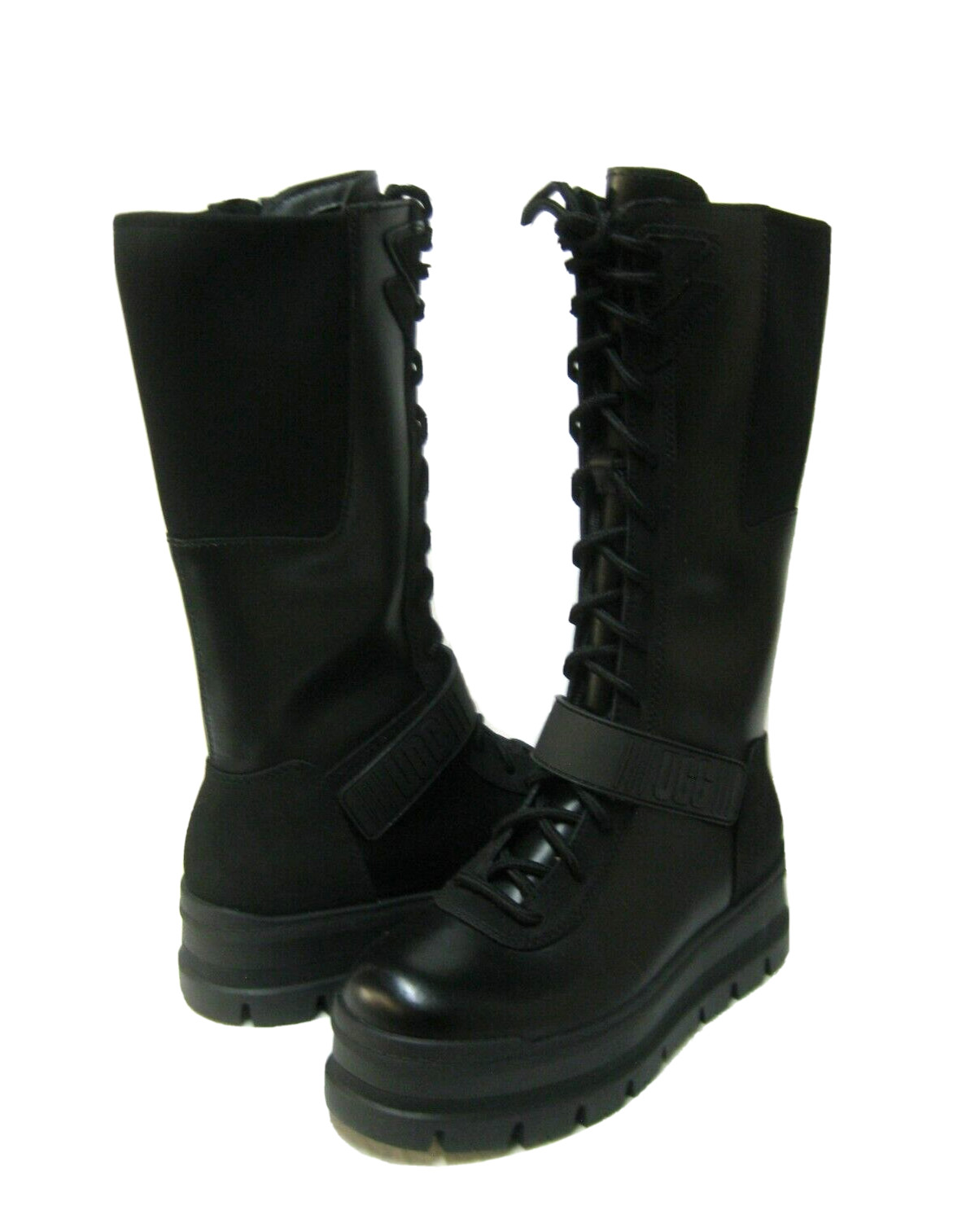 UGG FLYNN WOMEN BOOTS LEATHER BLACK US 8.5 /UK 6.5 /EU 39.5