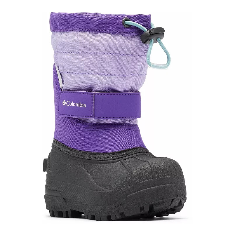 NEW Columbia Infant Toddler Powderbug Plus II Purple Snow Winter Boot Size 4
