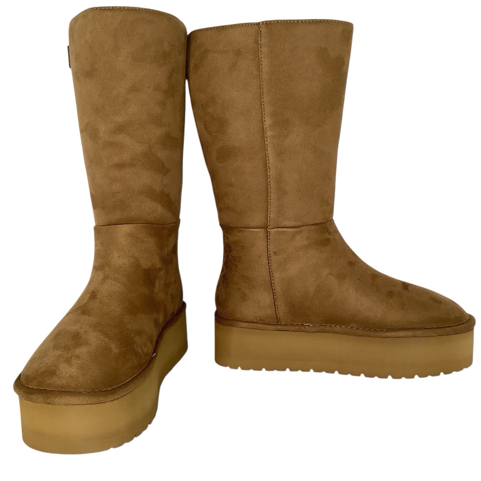 New! Madden Girl Eclipsed Plush Faux Fur Knee High Winter Cozy Women Boots Sz 7