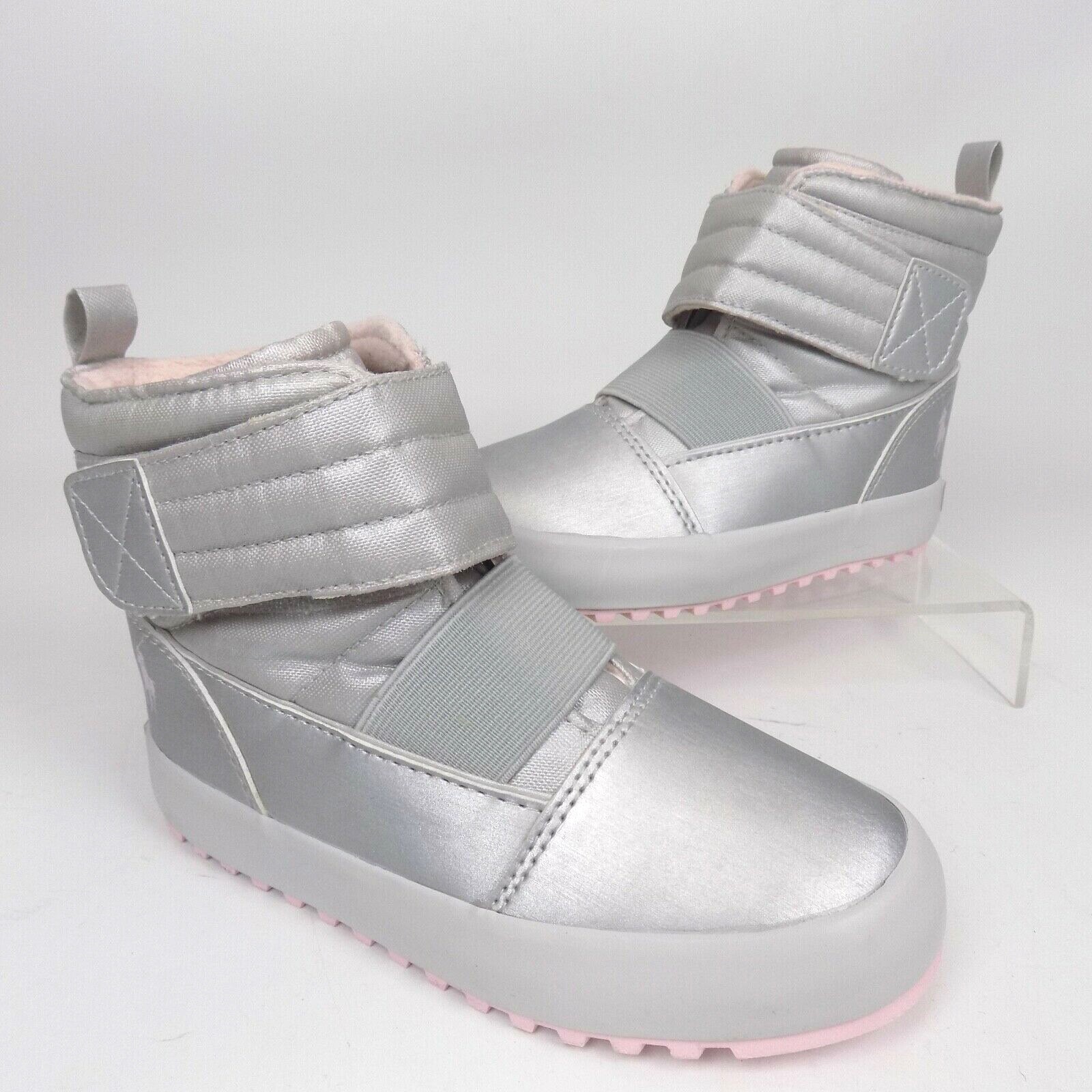 Polo Ralph Lauren’ Gabriel III Fashion Toddler Girls Boots Size 10.0 T Silver