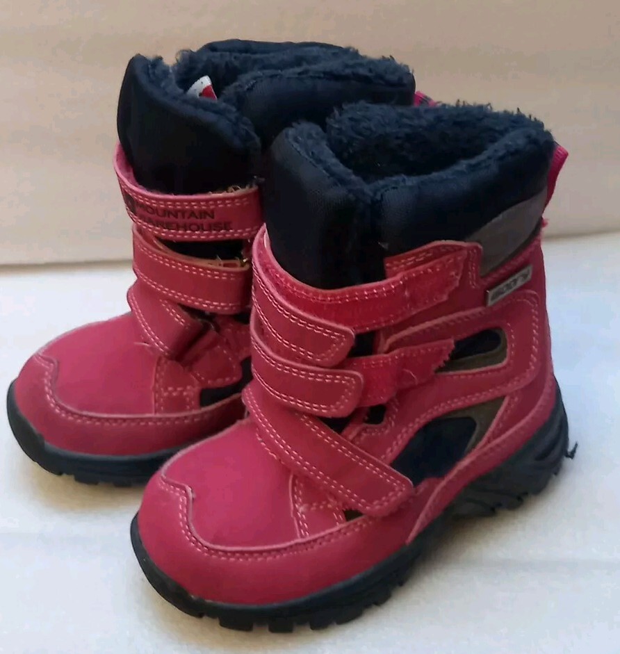 Mountain Warehouse Kids Snow Boots Waterproof Lined Girls  Winter boots Sz 8