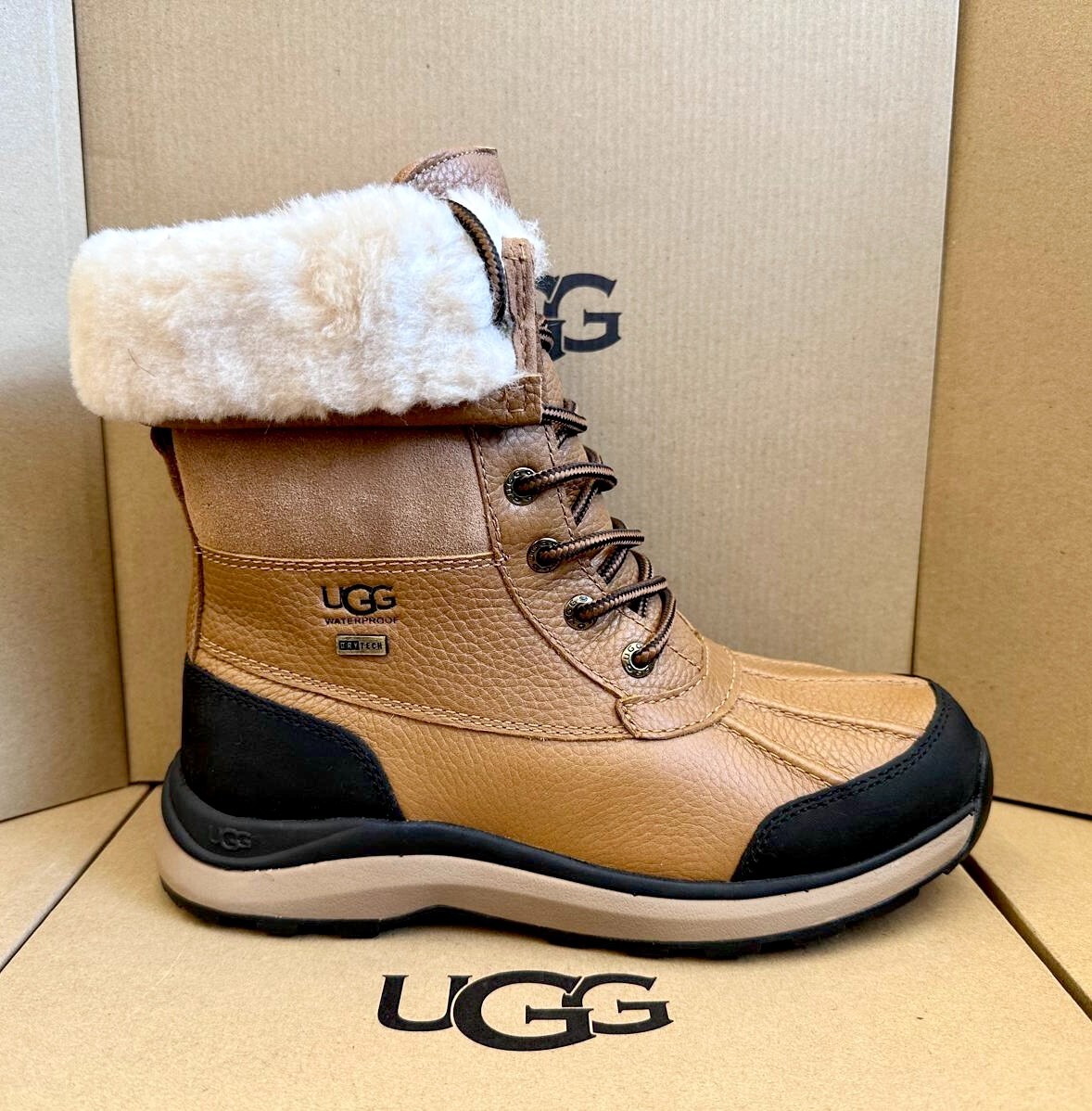 UGG Adirondack III Chestnut Waterproof Women Winter Boots 1095141 Sizes 6-10us