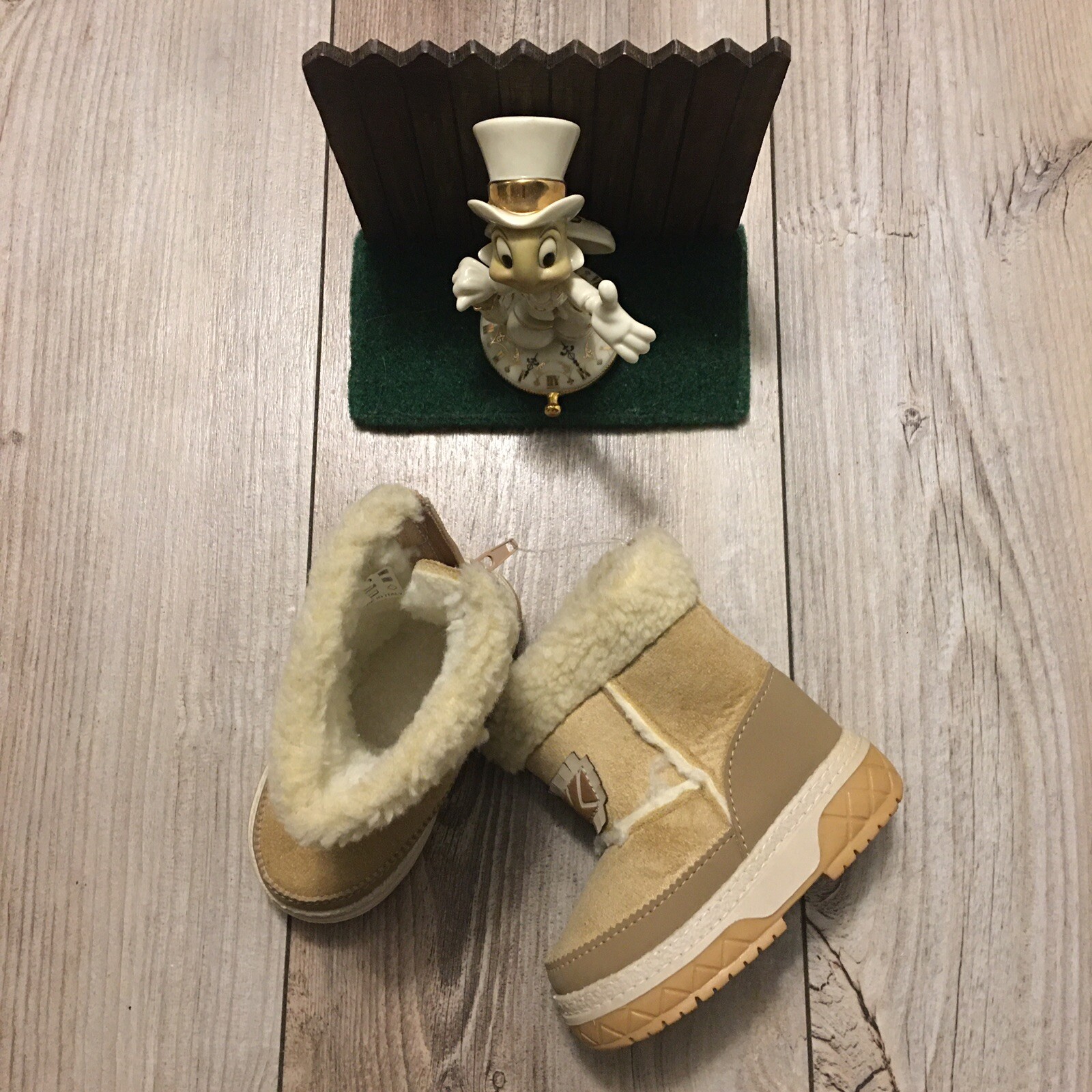 Tan Regina Mepres Girls’ Winter Boots Children’s Toddler 7-8 24-25 Beige New $45