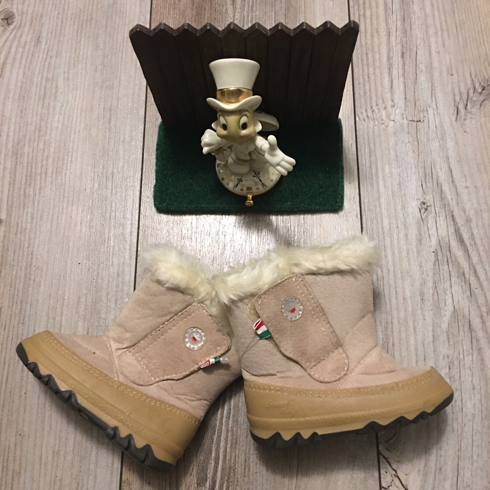 Tan Regina Mepres Girls’ Winter Boots Children’s Toddler 5-6 22-23 Beige New $45