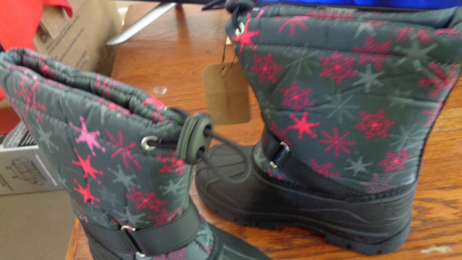 VEPOSE BOYS GIRLS WINTER BOOTS WARERPROOF SIZE 12