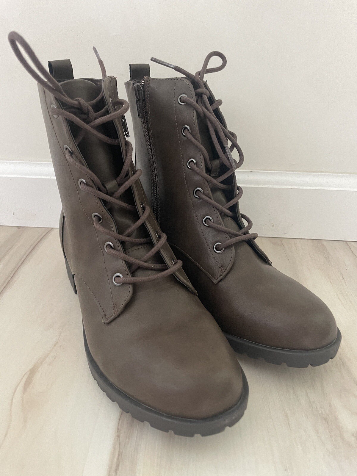 ✅ NEW American Rag Franjep Closed Toe Ankle Combat Women Boots SIZE 8