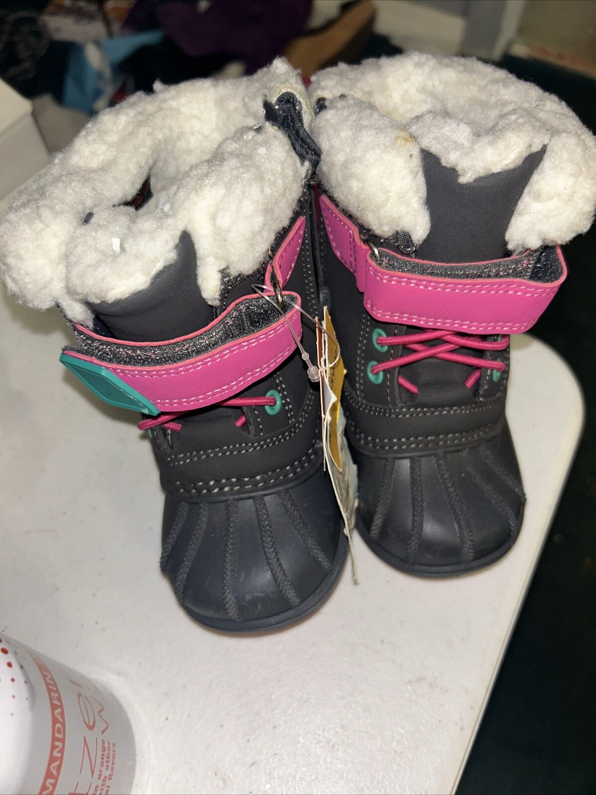 Cat & Jack Toddler Girls Winter Boots Waterproof Size 5 NEW