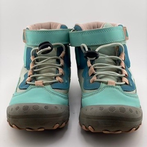 Mishansha Kids Toddler Girls Ankle Boots Hiking Shoes Teal Pull On Size 32