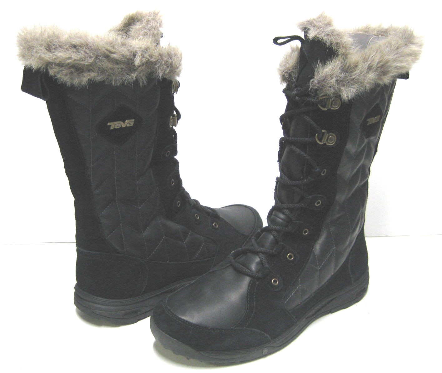 Teva Lenawee WP Black Women Boots US6/UK4/EU37/JP23