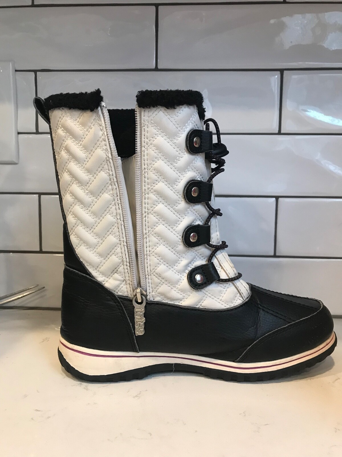 totes Alpine Mackinzie Toddler Girls’ Winter Boots Size 5