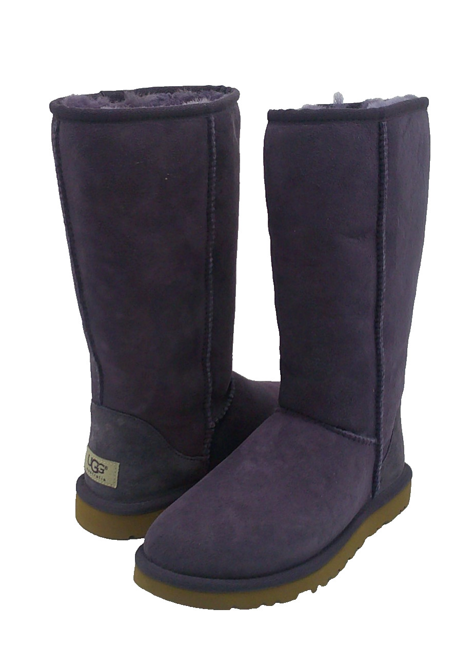 UGG CLASSIC TALL WOMEN BOOTS SUEDE PURPLE US 6 /UK 4.5 /EU 37 /JP 23