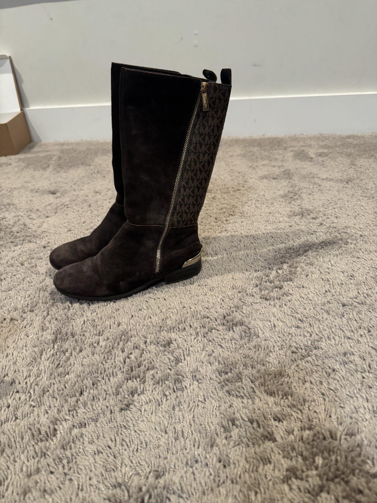 Michael Kors Finley Makysa Girls’ Boots US Size 3 Mocha