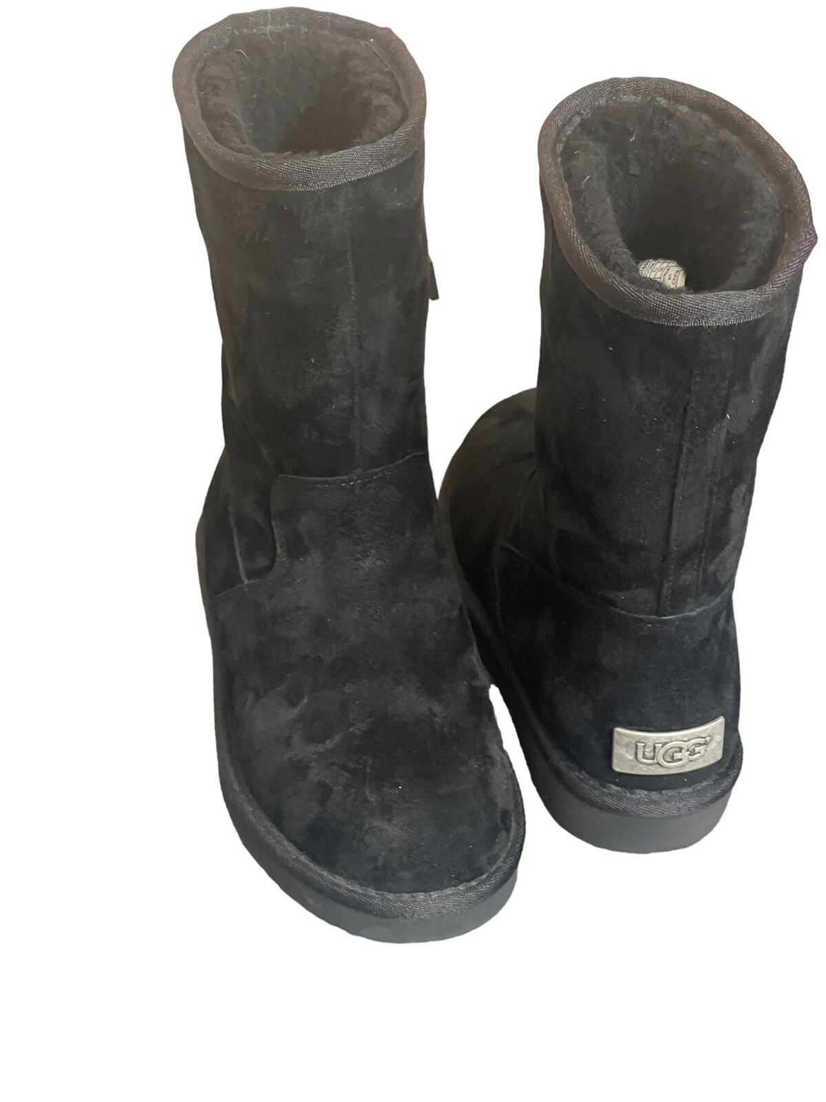 UGG Australia Celvin Black water-resistant suede shearling women boots 1016491 5