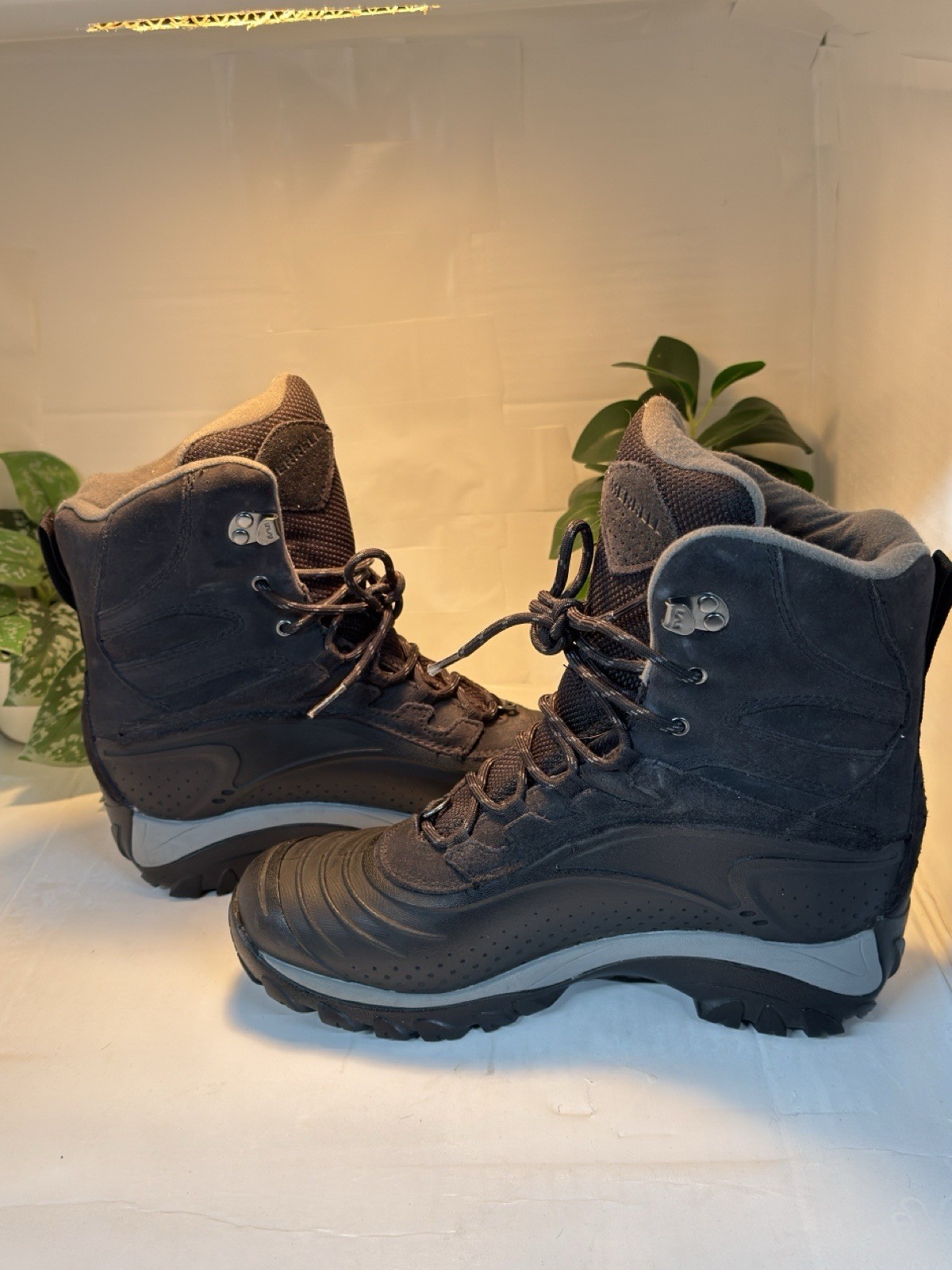 Merrell Thermo Frosty Tall Shell WP Men’s And Women Winter Boots – Black – US 7