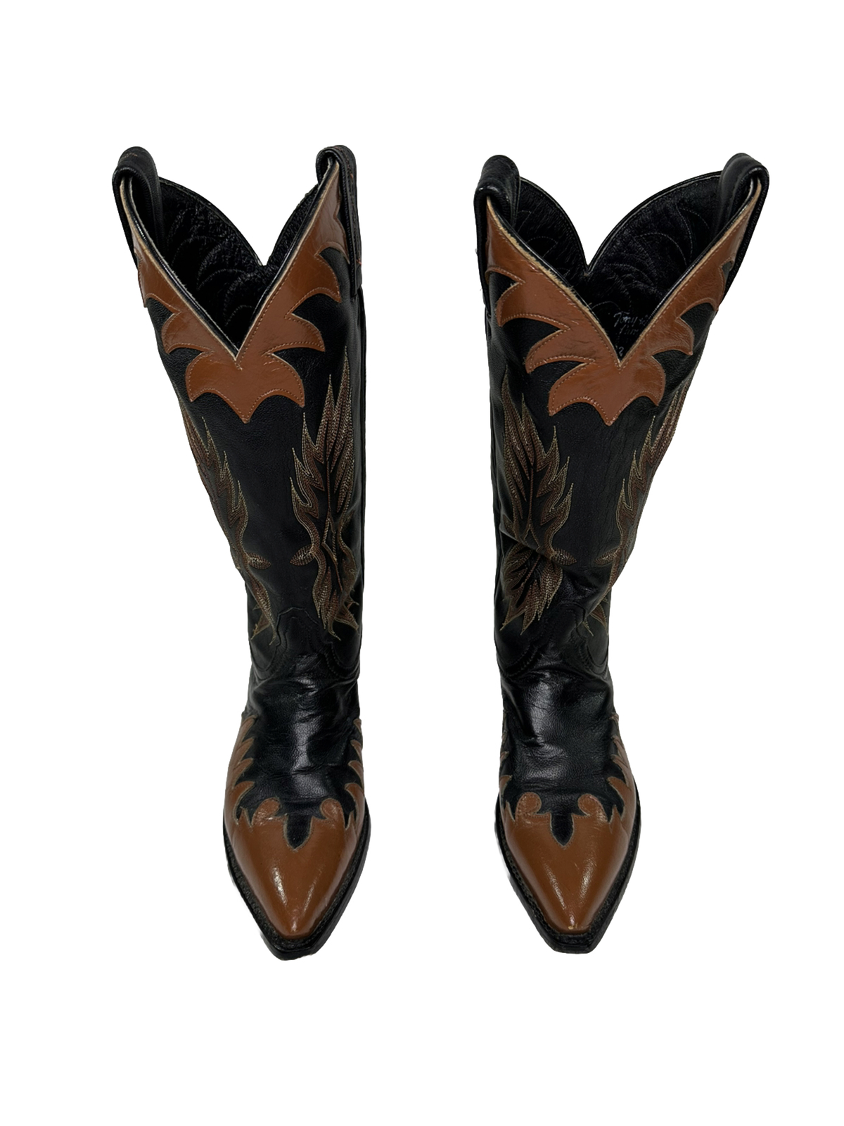 Vintage Tony Lama Firewalker Exotic Women Boots Size 5.5 M Made In USA