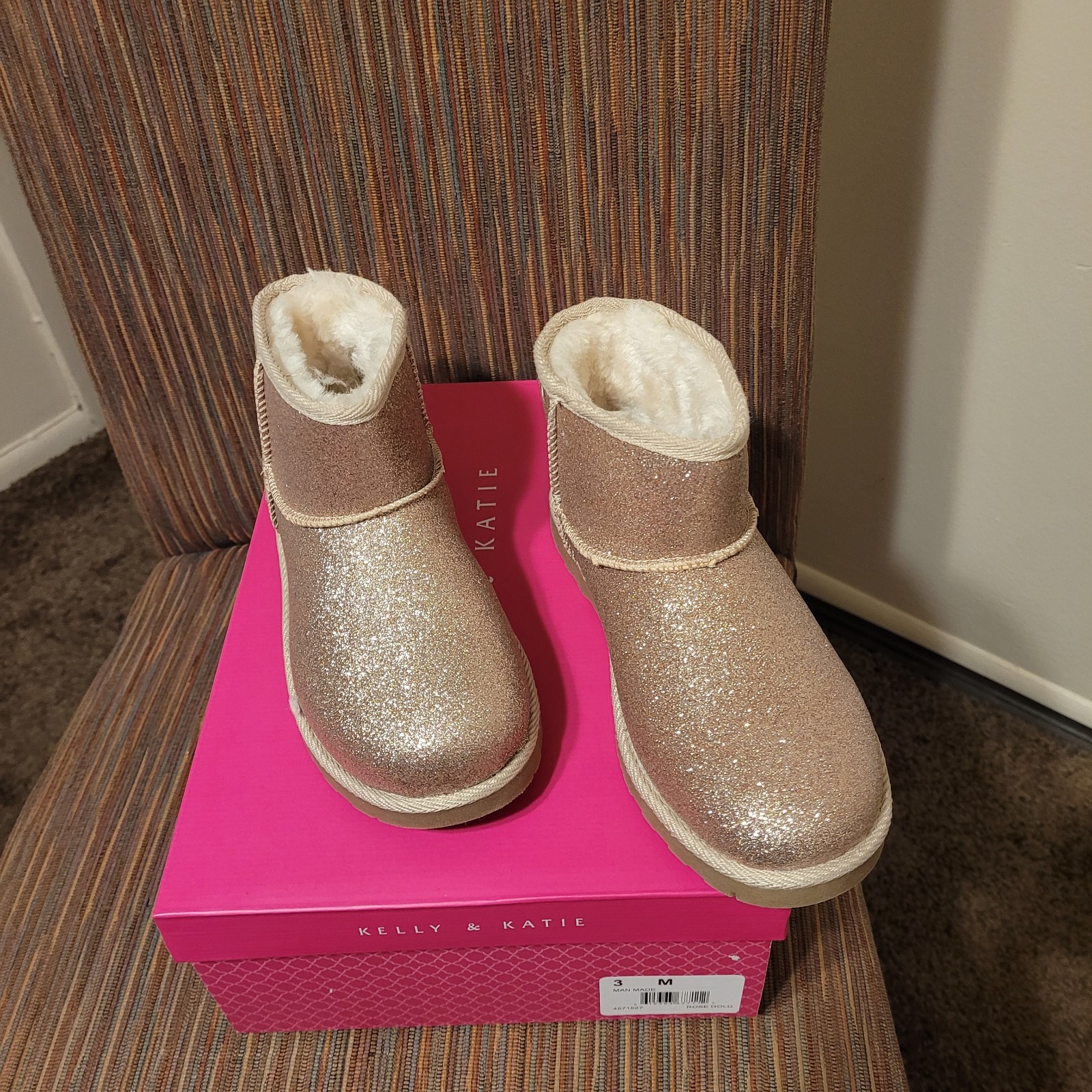 Girls Boots – KELLY & KATIE Glitter Boots Size 3 NIB