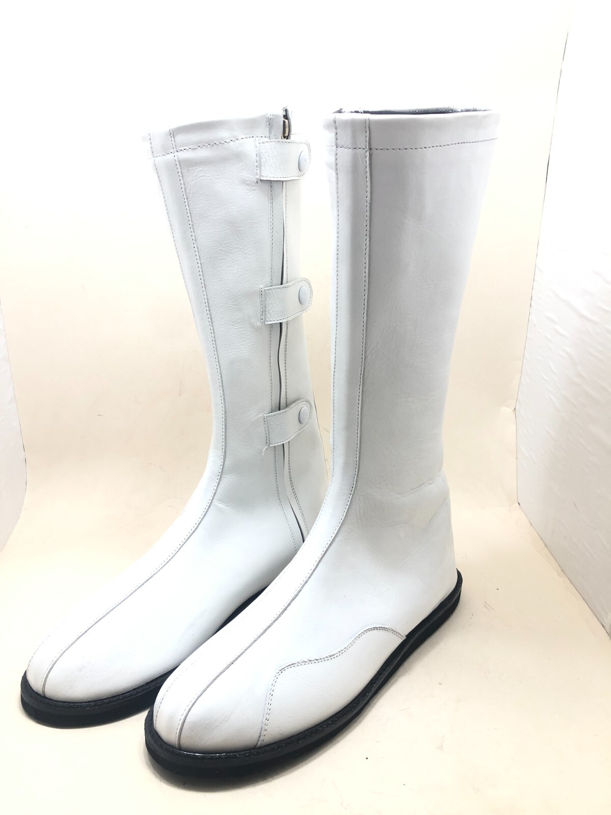 women winter boots, Belt buckle side zipper Knee High Super Hero Boots