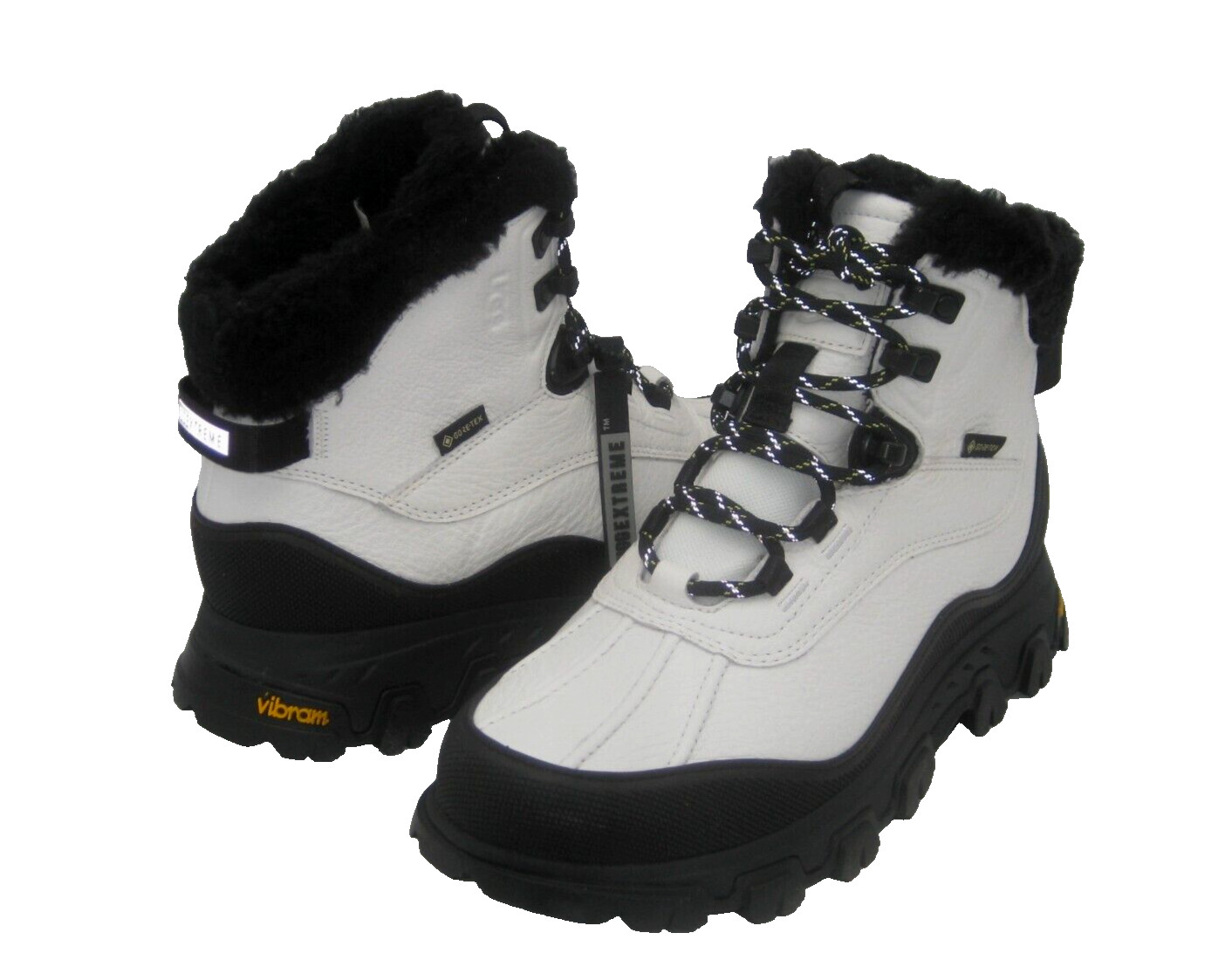 UGG ADIRONDACK MERIDIAN HIKER WOMEN BOOTS LEATHER WHITE US 7.5 /UK 5.5 /EU 38.5