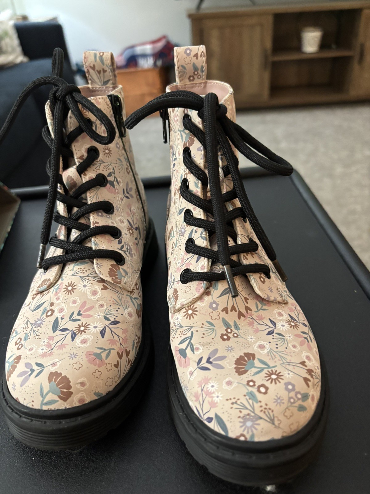 New Unbranded Combat Girls Boots