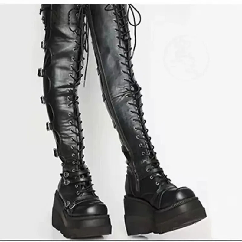 Wedges Long Boots Over-the-knee Cosplay High Platform Women Boots New High Heel