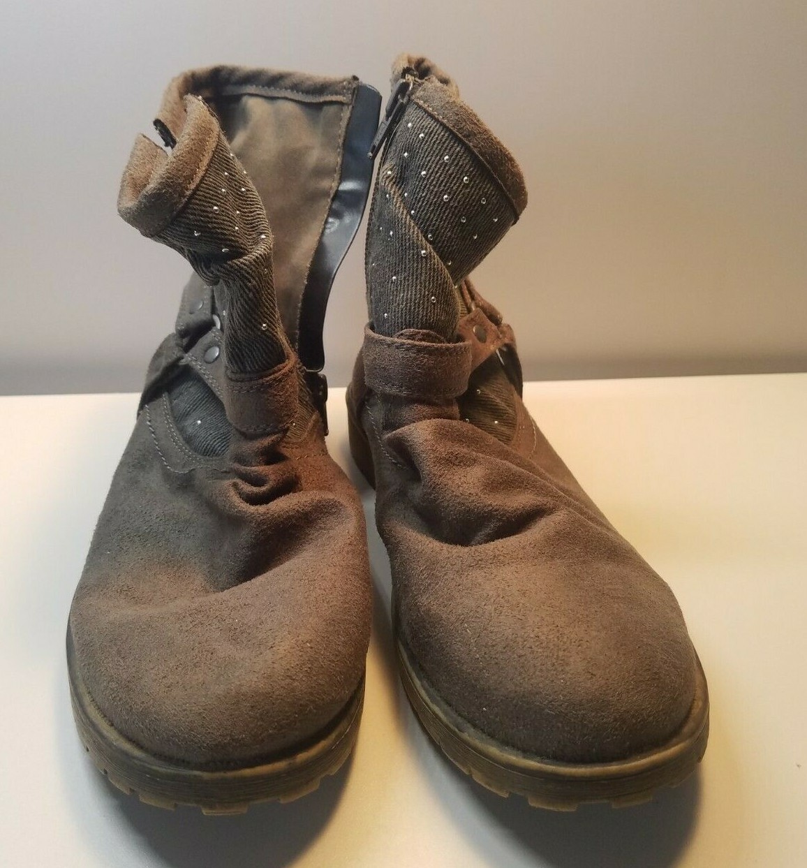 Mudd Girls Boots MDRAMIGREY 158456 Zipper on side