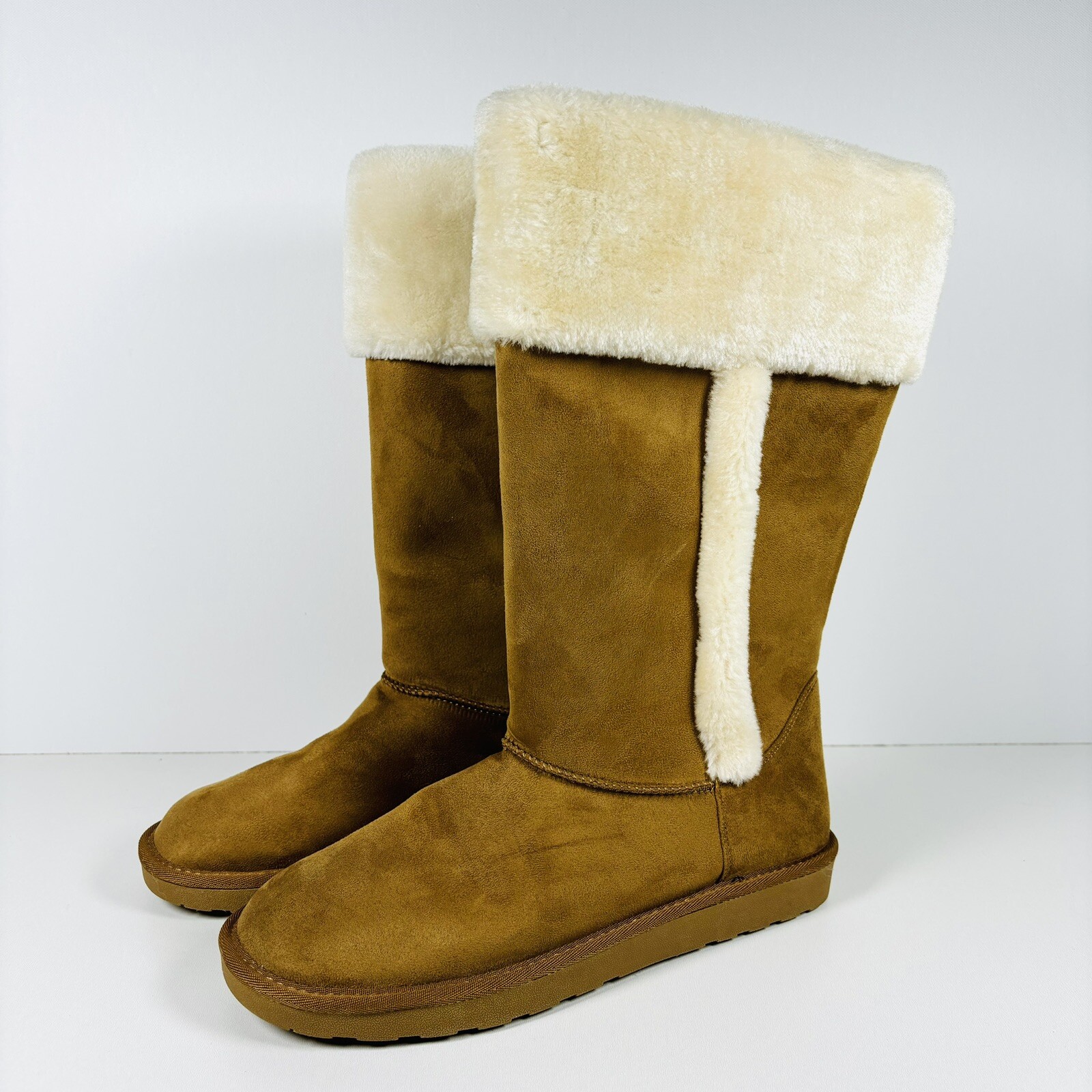 ARIZONA JEAN CO WOMEN WINTER BOOTS Sequoia Cognac Size 10M NEW #037-0828