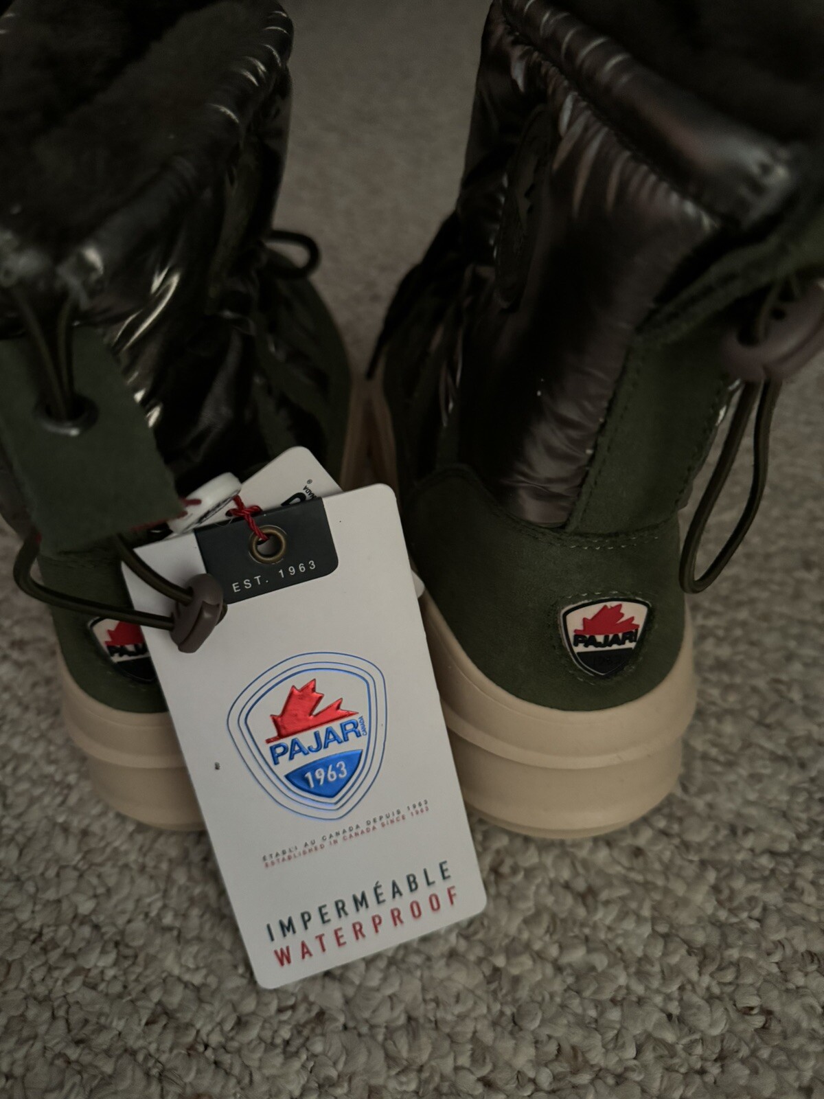 pajar women winter boots size 9