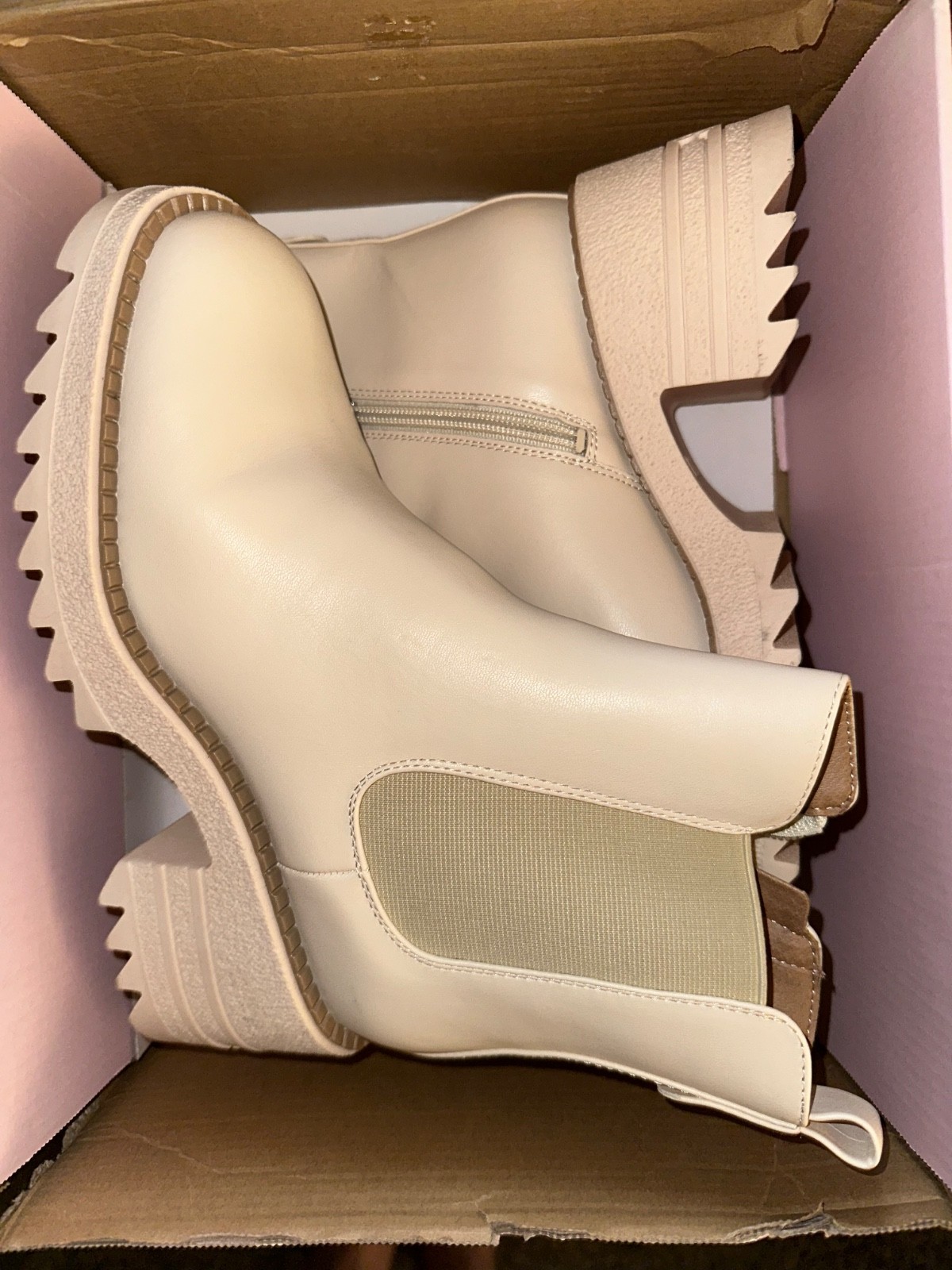 Sam & Libby Women Boots – Vanilla Size 7.5 New