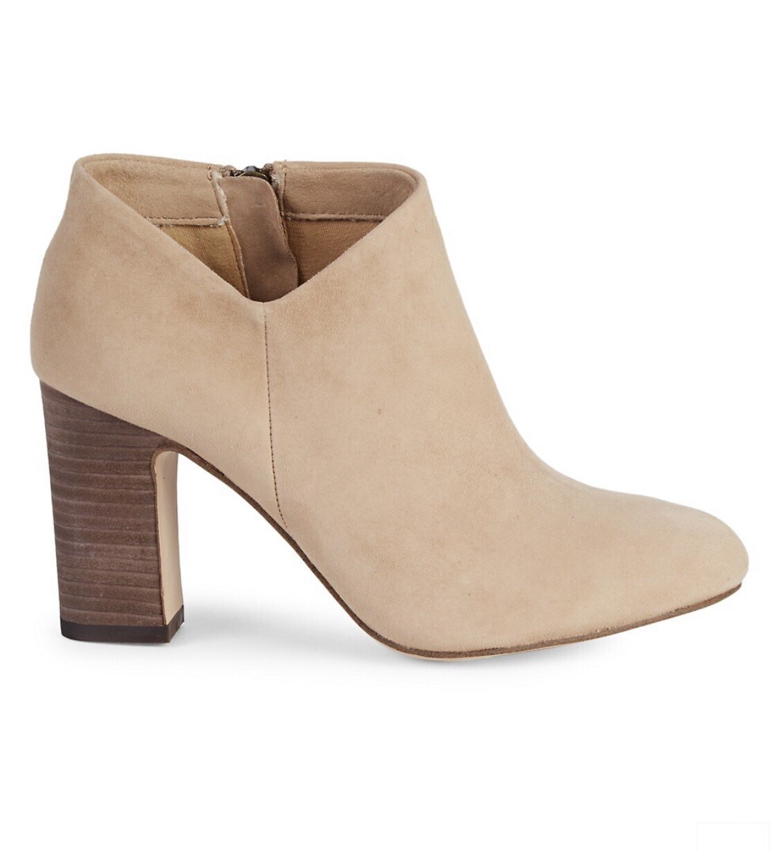 SPLENDID Neves Suede Stacked-Heel Ankle Women Boots 11