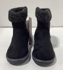 Canada WeatherGear Little Girls Boots Carmen Style in Black size 13M