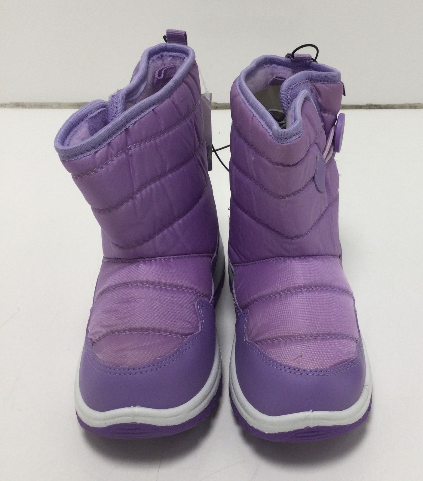 Avalanche Girls Boots Purple & Lavender Puffer Snow Boots Size 12