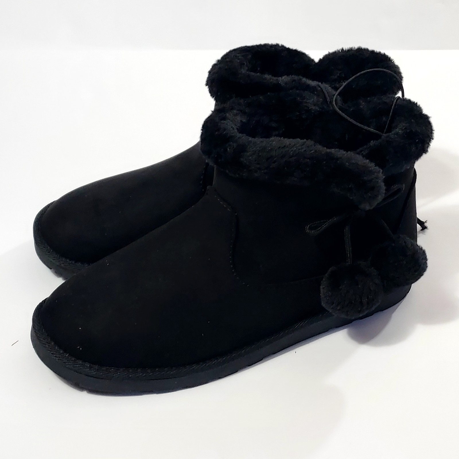 Black Arizona Jean Co Women Winter Boots Black Size 10 slip-on, New no tags