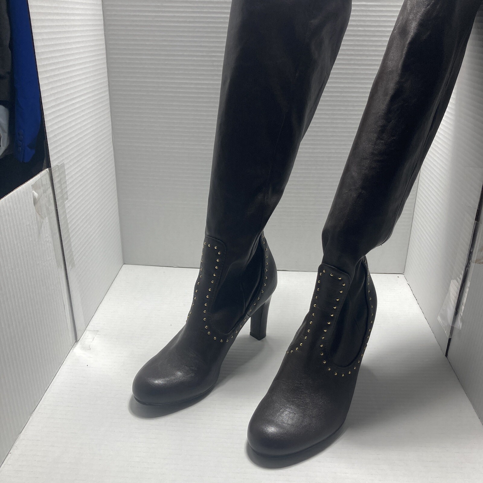 Women Boots Western Style Knee-High Size 7